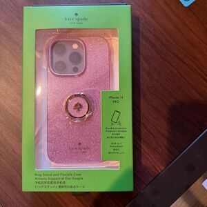 Kate Spade Pink Glitter iPhone 14 Pro